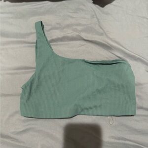 One-Shoulder Ribbed Align bra